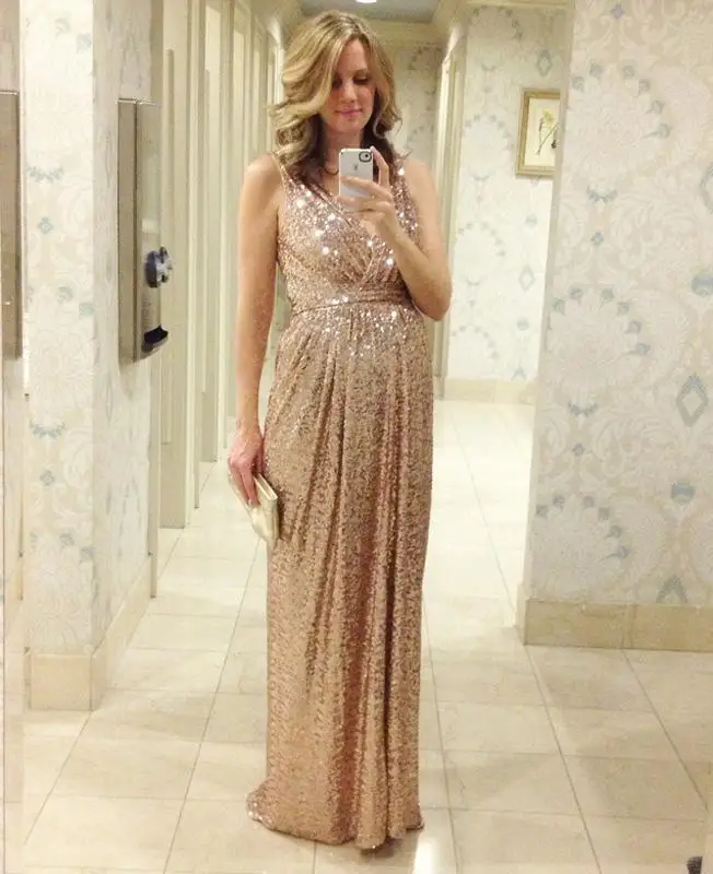 Cheap Bridesmaid Dresses For Women A-line Deep V-neck Sequins Long Under 50 Wedding Party Dresses
Cheap Bridesmaid Dresses For Women A-line Deep V-neck Sequins Long Under 50 Wedding Party Dresses