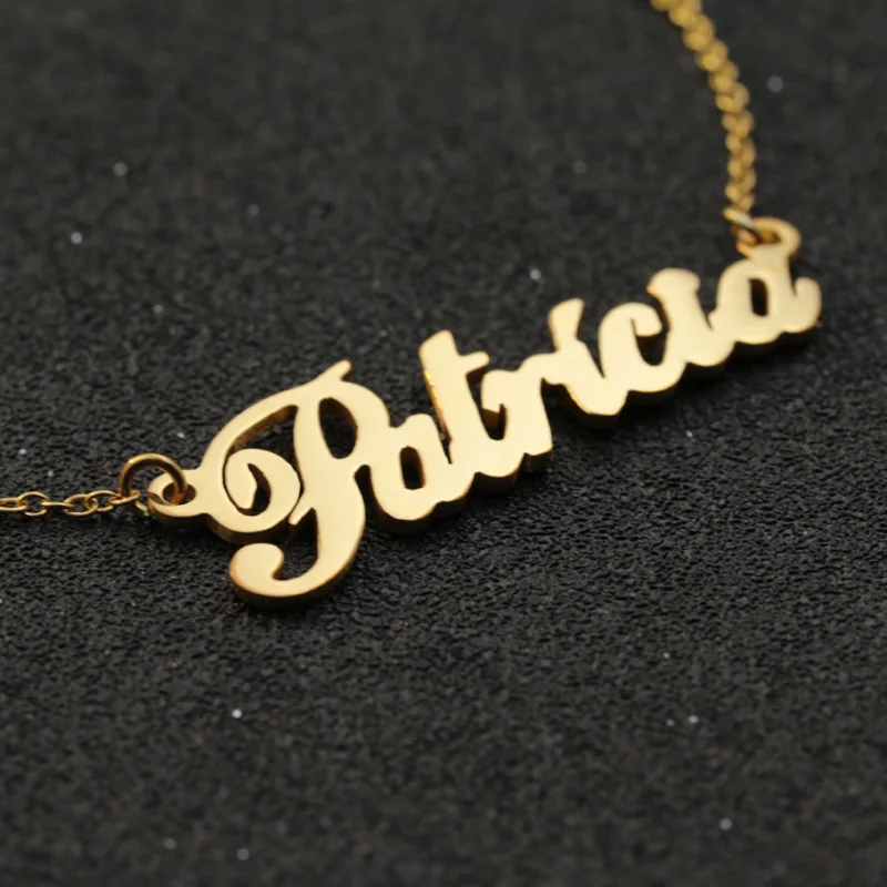 925 Solid Silver Customized Name Pendant Necklace With Gold Color Personalized Nameplate Jewelry Christmas Gift
925 Solid Silver Customized Name Pendant Necklace With Gold Color Personalized Nameplate Jewelry Christmas Gift