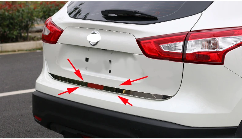 Hot sale Stainless Steel Rear Trunk Lid Cover Trim Guard Plate Cover Rear Tailgate Lid Cover For Nissan Qashqai 2015 2016
Hot sale Stainless Steel Rear Trunk Lid Cover Trim Guard Plate Cover Rear Tailgate Lid Cover For Nissan Qashqai 2015 2016