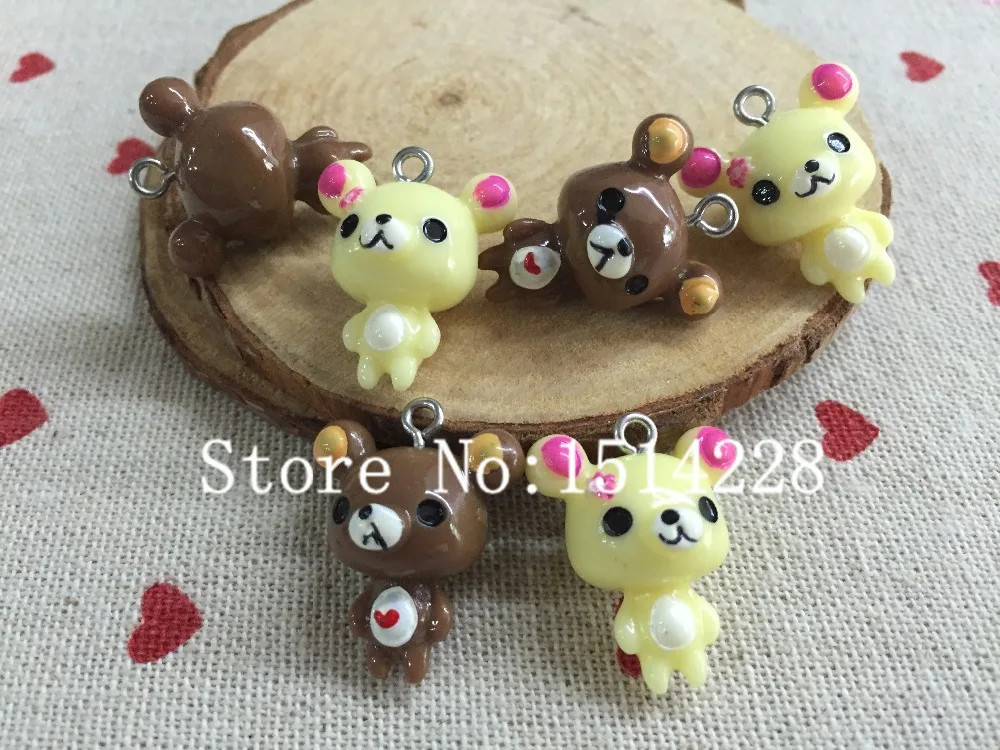 Resin animal charms.Mixed 3D resin kawaii bear ,so Cute pendant for key chain/phone decoration,DIY.
Resin animal charms.Mixed 3D resin kawaii bear ,so Cute pendant for key chain/phone decoration,DIY.