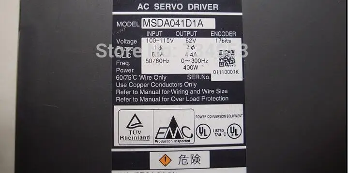 MSDA041D1A servo dirver
MSDA041D1A servo dirver