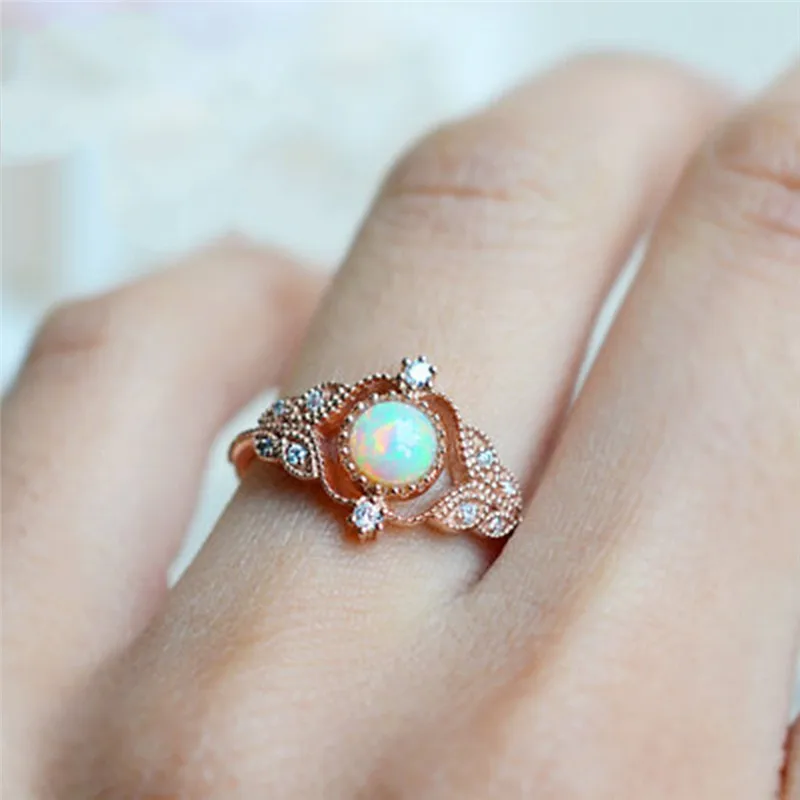 AMORUI Rainbow Opal Moonstone Crown Weddings Rings for Women Crystal Butterfly Moon Stone Leaf Ring Gift Bijoux Femme Jewelry
AMORUI Rainbow Opal Moonstone Crown Weddings Rings for Women Crystal Butterfly Moon Stone Leaf Ring Gift Bijoux Femme Jewelry