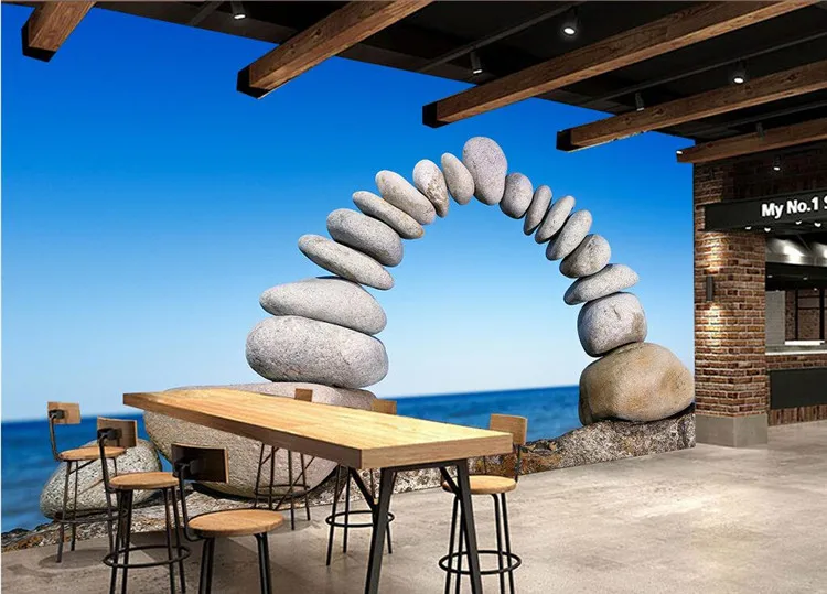 Custom photo stone beach nature theme custom mural entrance sofa background wallpaper living room bedroom home decor
Custom photo stone beach nature theme custom mural entrance sofa background wallpaper living room bedroom home decor