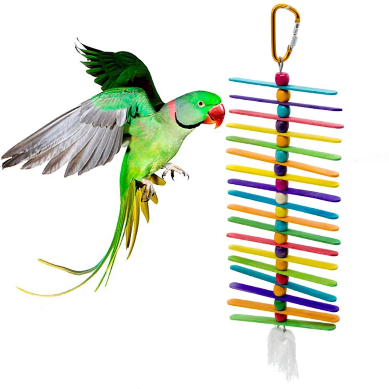 1 pcs Parrot toys Bite Hanging Cage Accessories Wheel String Birds Toys Colorful Wooden chips Parrot Toys for Bird toys Supplies
1 pcs Parrot toys Bite Hanging Cage Accessories Wheel String Birds Toys Colorful Wooden chips Parrot Toys for Bird toys Supplies