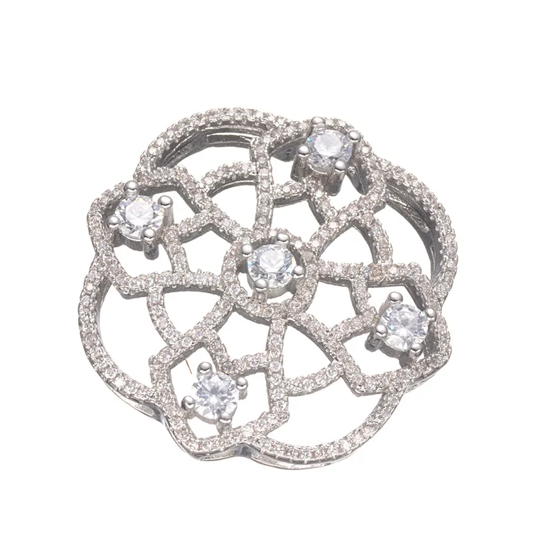 Supplies For Jewelry Embellishments Findings Micro Pave Zircon Crystal Flower Connectors For Necklace Parts Pearl Fittings
Supplies For Jewelry Embellishments Findings Micro Pave Zircon Crystal Flower Connectors For Necklace Parts Pearl Fittings