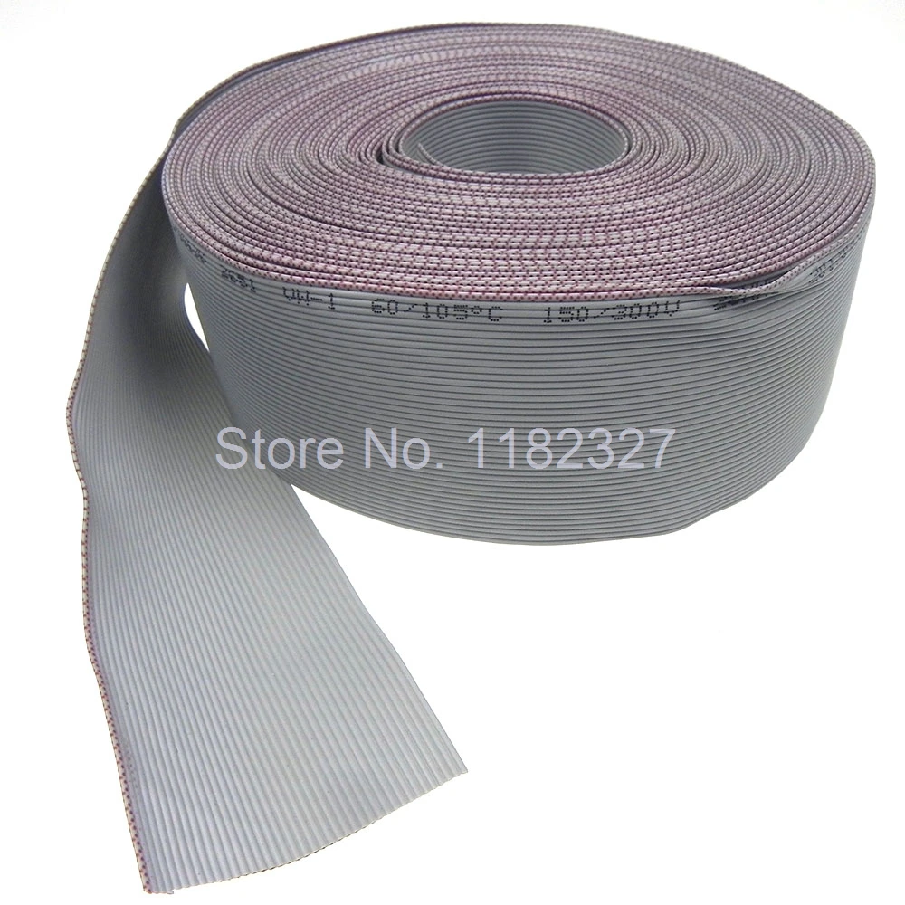 (1 meter/lot) Flat Ribbon Cable UL2651 40Pin 1.0mm 1 meter grey color IDC flat wiring cable
(1 meter/lot) Flat Ribbon Cable UL2651 40Pin 1.0mm 1 meter grey color IDC flat wiring cable