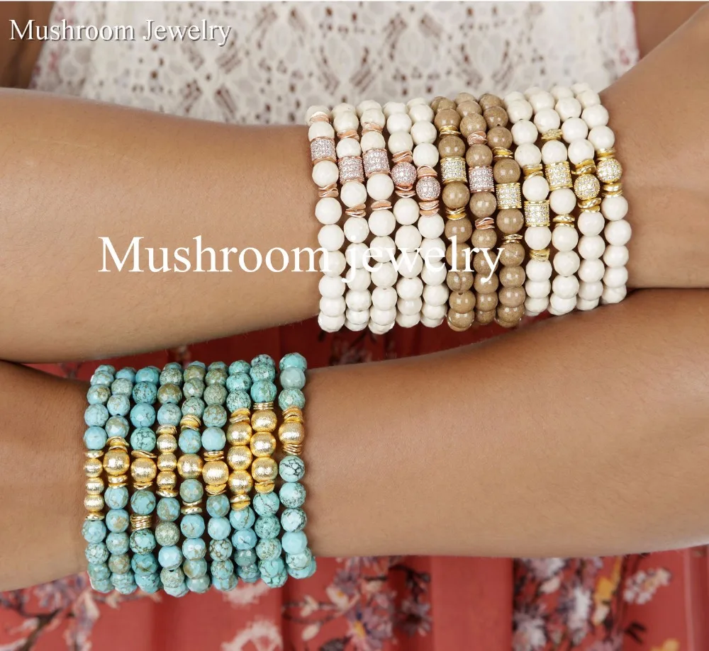 Spacer Beads potato chipsHowlite Beads Stack Bracelets Pave Gold vermeil wavy Beaded Stretch Bracelet
Spacer Beads potato chipsHowlite Beads Stack Bracelets Pave Gold vermeil wavy Beaded Stretch Bracelet