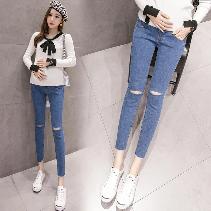 Hole Skinny Stretch Denim Jeans Maternity Pants For Pregnant Women Clothes Jeans Maternity Pants Nursing Pregnancy Leggings
Hole Skinny Stretch Denim Jeans Maternity Pants For Pregnant Women Clothes Jeans Maternity Pants Nursing Pregnancy Leggings