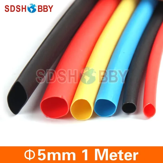 High Quality 1 Meter Heat Shrinkable Tubing Dia. =5mm (Red, Black, Blue, Yellow Color)
High Quality 1 Meter Heat Shrinkable Tubing Dia. =5mm (Red, Black, Blue, Yellow Color)