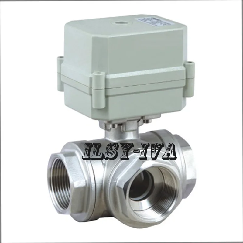 G1/2" 3 way Electric Ball Valve.T/L type corrosion resistant body 304 stainless steel with instruction
G1/2" 3 way Electric Ball Valve.T/L type corrosion resistant body 304 stainless steel with instruction