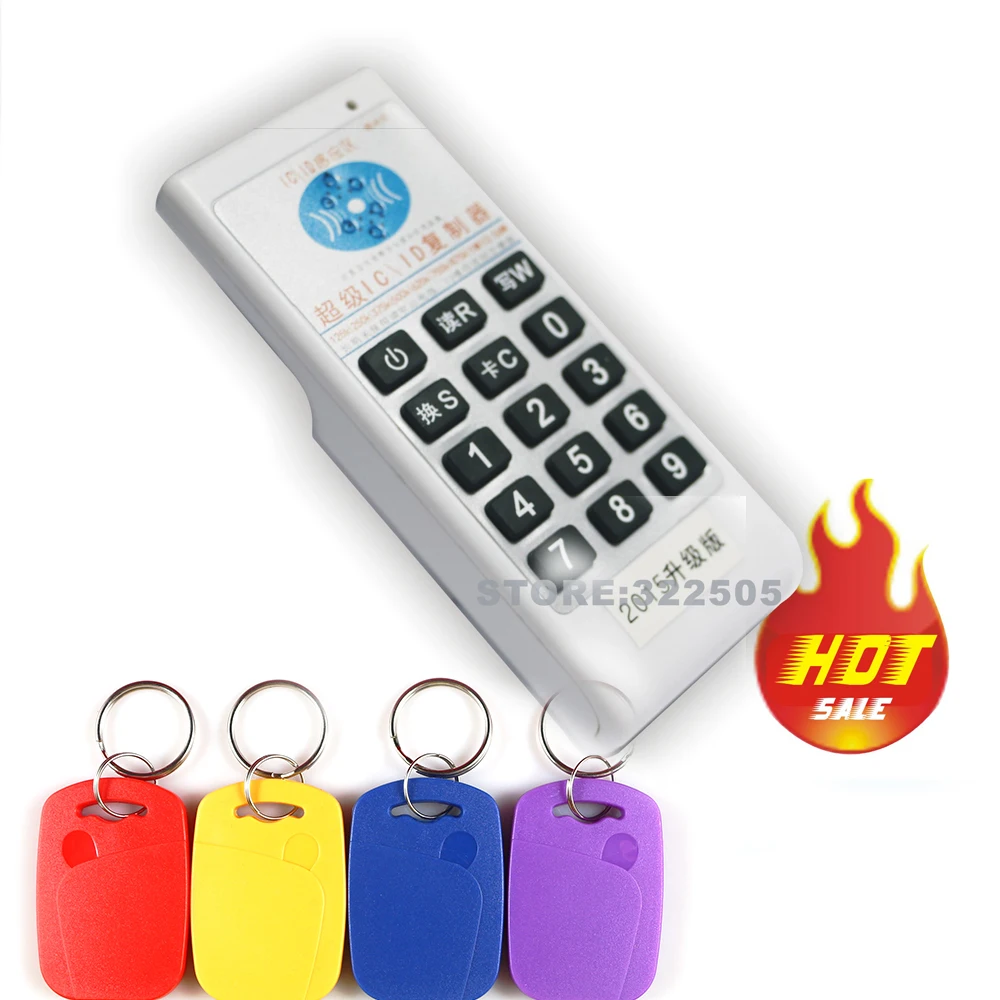 Ручной RFID-копировальный аппарат Дубликатор 125 кГц Брелок NFC Считыватель смарт-карт Устройство записи 13,56 МГц NFC-копировальный аппарат бесплатно UID T5577 EM4305 Теги
Ручной RFID-копировальный аппарат Дубликатор 125 кГц Брелок NFC Считыватель смарт-карт Устройство записи 13,56 МГц NFC-копировальный аппарат бесплатно UID T5577 EM4305 Теги