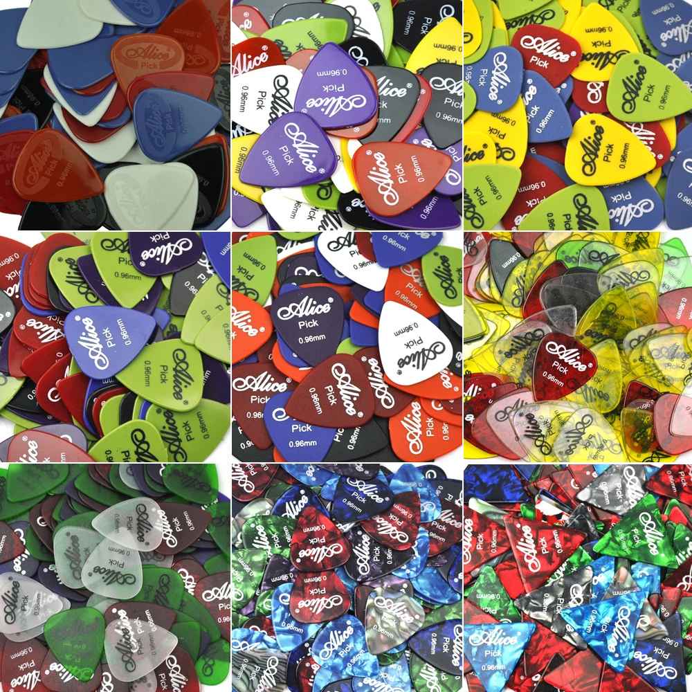 Alice 100pcs Heavy 0.96mm Guitar Picks Plectrums Assorted Colors For Electric Guitar
Alice 100pcs Heavy 0.96mm Guitar Picks Plectrums Assorted Colors For Electric Guitar