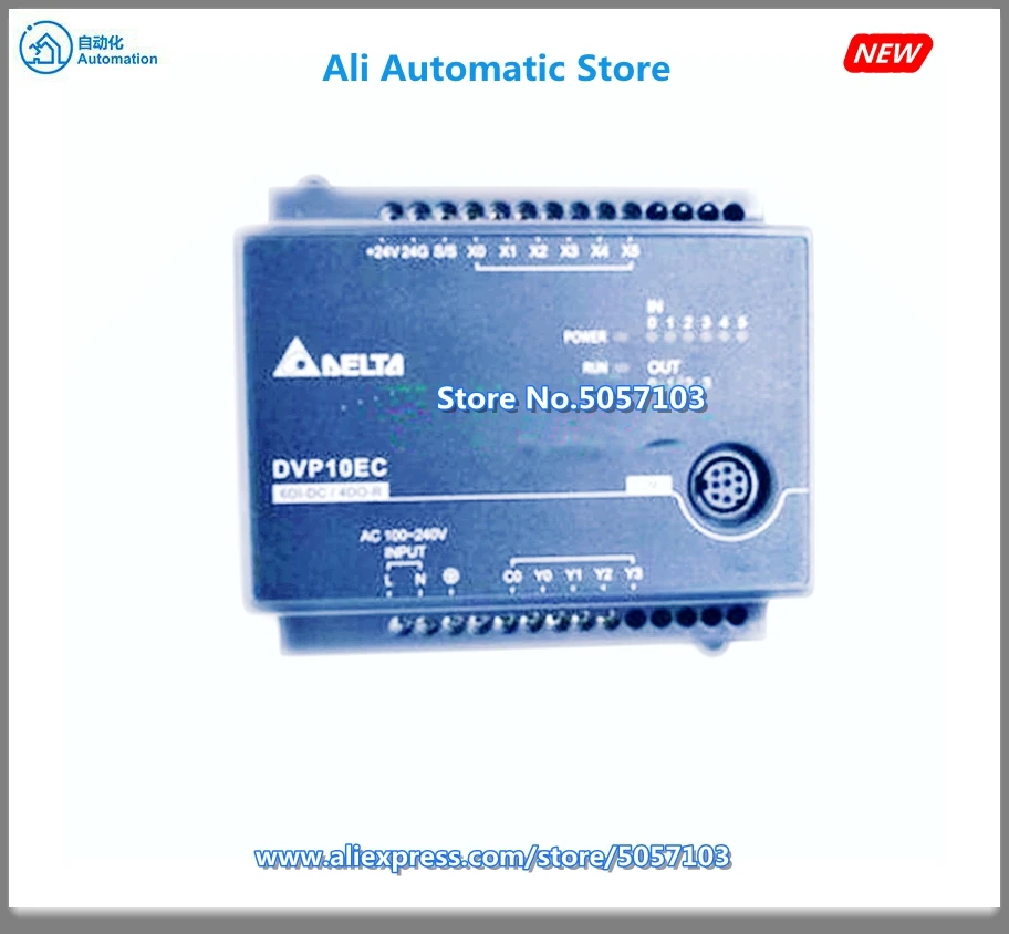 DVP10EC00R3 10-Point Host 6DI 4DO Relay 250VAC 24VDC 2A 4-Channel 20K Input RS-232 New
DVP10EC00R3 10-Point Host 6DI 4DO Relay 250VAC 24VDC 2A 4-Channel 20K Input RS-232 New