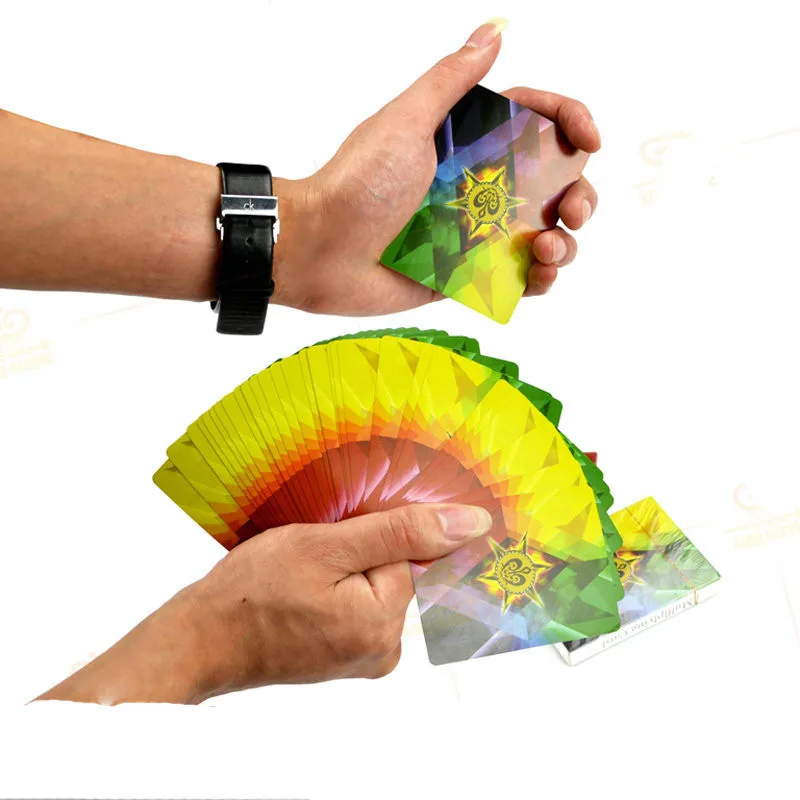 Ultra Thin Rainbow Playing Cards Deck Poker Close-up Street Magic Tricks Props Toys Magic Accessories Kid Puzzle Toy Gift
Ultra Thin Rainbow Playing Cards Deck Poker Close-up Street Magic Tricks Props Toys Magic Accessories Kid Puzzle Toy Gift