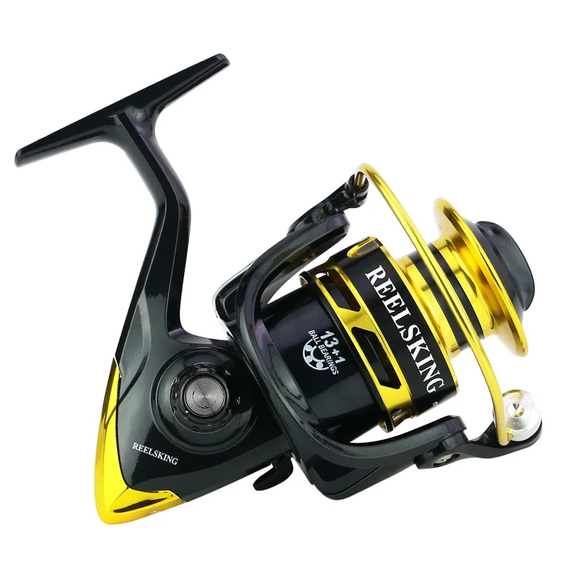 REELSKING SF1000-7000Series Fishing Reel High Strength Durable Fishing Gear Metal Rocker Arm Line Spooler Wire Coll Cup
REELSKING SF1000-7000Series Fishing Reel High Strength Durable Fishing Gear Metal Rocker Arm Line Spooler Wire Coll Cup