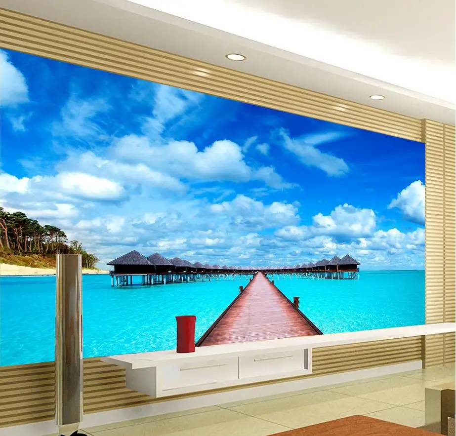 3d wallpaper mural Sea landscape Custom photo wallpaper 3D stereoscopic wallpaper living room TV background wall
3d wallpaper mural Sea landscape Custom photo wallpaper 3D stereoscopic wallpaper living room TV background wall