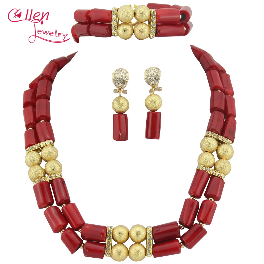 Orange African Coral Jewelry Set Coral Beads Necklace Set Nigerian African Wedding Beads Jewelry Set TL1712
Orange African Coral Jewelry Set Coral Beads Necklace Set Nigerian African Wedding Beads Jewelry Set TL1712