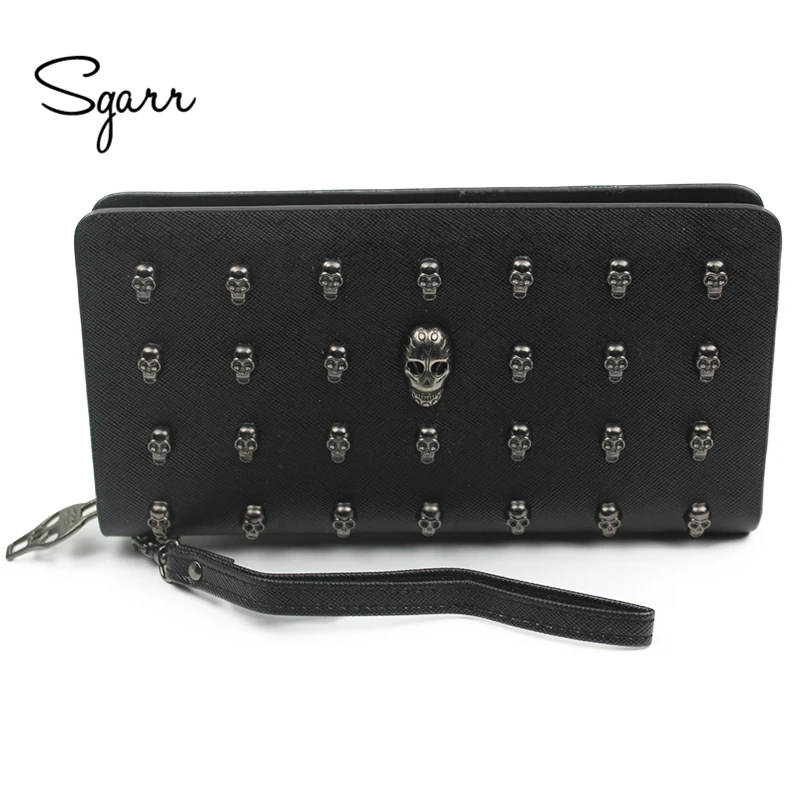 SGARR female wallet clutch bag fashion luxury brand leather skull wallets women money purse quality girl long coin card holder
SGARR female wallet clutch bag fashion luxury brand leather skull wallets women money purse quality girl long coin card holder