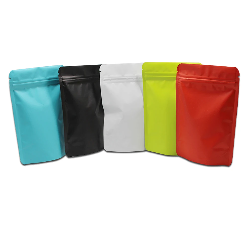 100pcs/Lot Colorful Food Pure Aluminum Foil Bags Stand Up Zipper Self Seal Package Bag for Biscuit Tea Pack Doypacks Mylar Pouch
100pcs/Lot Colorful Food Pure Aluminum Foil Bags Stand Up Zipper Self Seal Package Bag for Biscuit Tea Pack Doypacks Mylar Pouch
