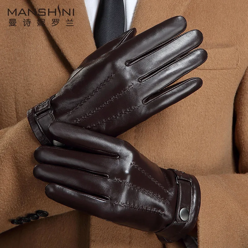Italian Deluxe Brand Winter Leather Gloves Male Touch Screen Gloves Genuine Lambskin Leather Warm Plus Velvet Lined Men Gloves
Italian Deluxe Brand Winter Leather Gloves Male Touch Screen Gloves Genuine Lambskin Leather Warm Plus Velvet Lined Men Gloves
