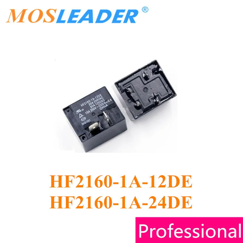 Mosleader HF2160-1A-12DE HF2160-1A-24DE 40pcs Relay HF2160 HF2160-1A 30A 12V 24V Made in China High quality
Mosleader HF2160-1A-12DE HF2160-1A-24DE 40pcs Relay HF2160 HF2160-1A 30A 12V 24V Made in China High quality
