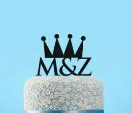 Rustic Monogram Crown Wedding Cake Topper Silhouette Couple Mr & Mrs personalize initials party decorations
Rustic Monogram Crown Wedding Cake Topper Silhouette Couple Mr & Mrs personalize initials party decorations