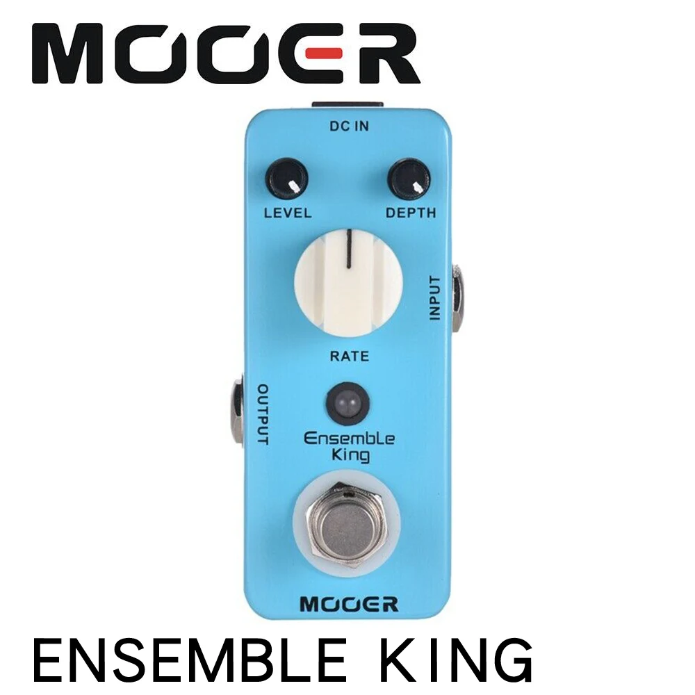 MOOER Ensemble King Guitar Effects Pedal Analog Chorus True Bypass Full Metal Shell Pedal Electric Guitar Parts Accessories
MOOER Ensemble King Guitar Effects Pedal Analog Chorus True Bypass Full Metal Shell Pedal Electric Guitar Parts Accessories