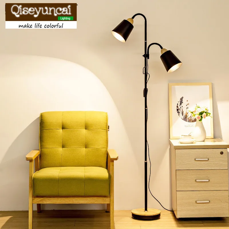Qiseyuncai Nordic creative wood floor lamp simple modern living room study vertical table lamp remote control LED floor Lamp
Qiseyuncai Nordic creative wood floor lamp simple modern living room study vertical table lamp remote control LED floor Lamp