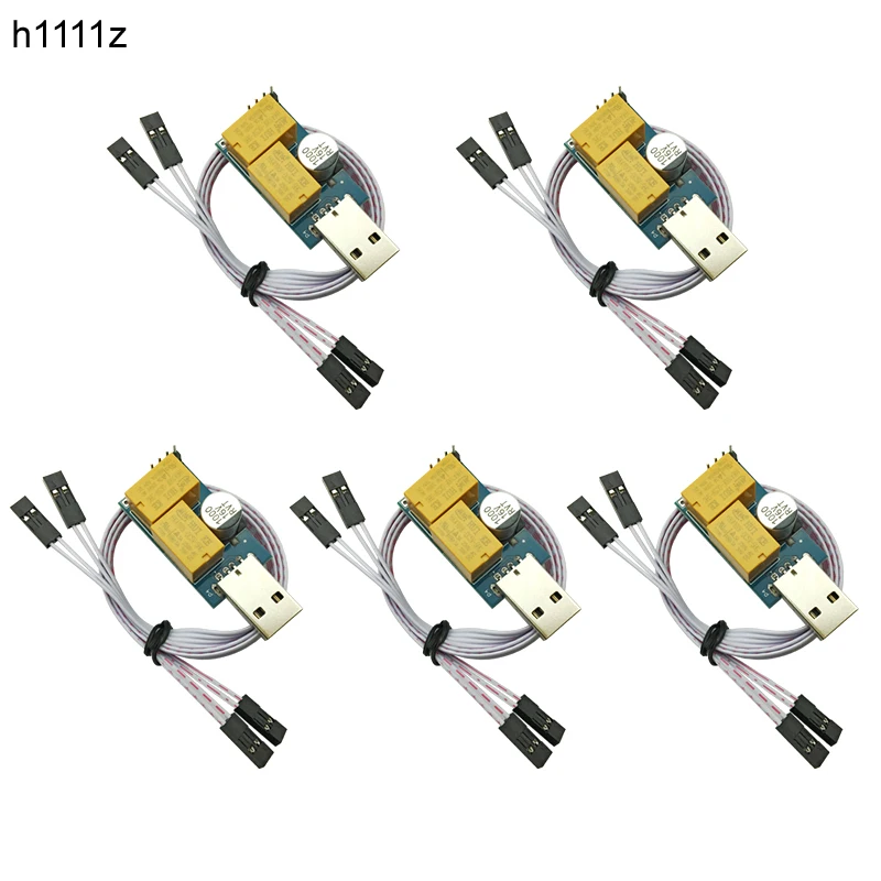 5PCS Double Relay USB Watchdog Card Unattended Automatic Restart Blue Screen Crash Timer Reboot For 24H PC Gaming Server Mining
5PCS Double Relay USB Watchdog Card Unattended Automatic Restart Blue Screen Crash Timer Reboot For 24H PC Gaming Server Mining
