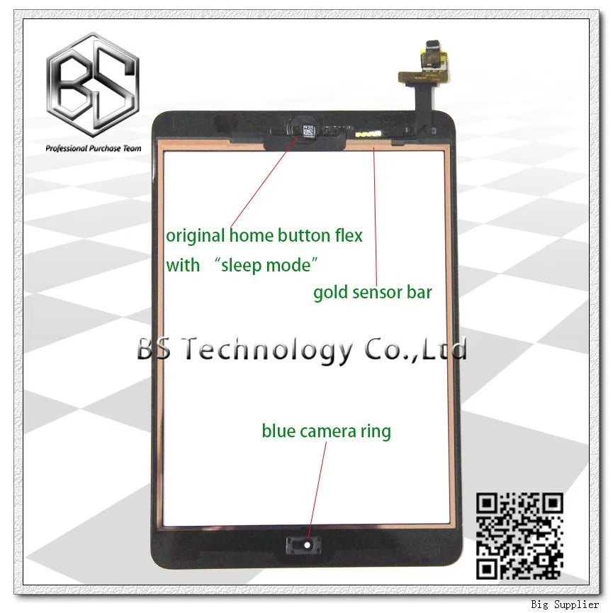 10pcs/lot Original Materials for iPad Mini 2 Touch Digitizer Front Glass Assembly Ccomplete + IC Flex Chip
10pcs/lot Original Materials for iPad Mini 2 Touch Digitizer Front Glass Assembly Ccomplete + IC Flex Chip