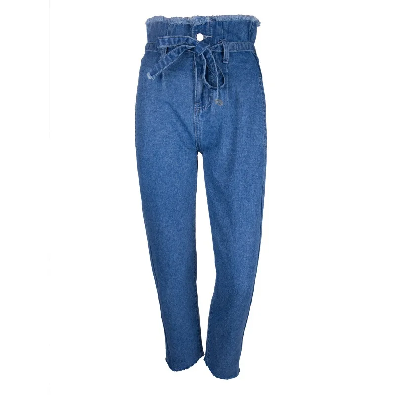 High waist pants female women 2018 new jeans women with high waist blue belted boyfriend jeans for women DD1681 S
High waist pants female women 2018 new jeans women with high waist blue belted boyfriend jeans for women DD1681 S