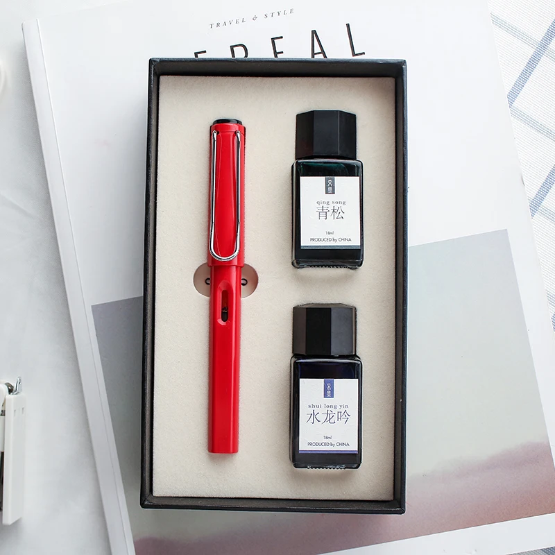 Free Shipping, 0.5mm&0.38mm Nib Fountain Pen, Dip Pen , with 2 Ink Gift Set , Pen Gift
Free Shipping, 0.5mm&0.38mm Nib Fountain Pen, Dip Pen , with 2 Ink Gift Set , Pen Gift