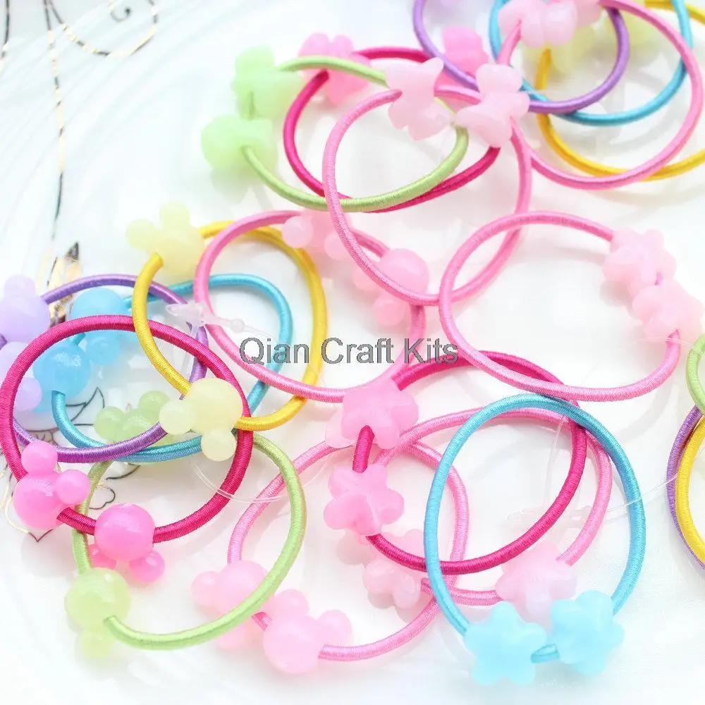 200pcs Ponytail Holder Hair Elastic Tie with kawaii Flower scottie dog,mouse lucited beaded mix set
200pcs Ponytail Holder Hair Elastic Tie with kawaii Flower scottie dog,mouse lucited beaded mix set