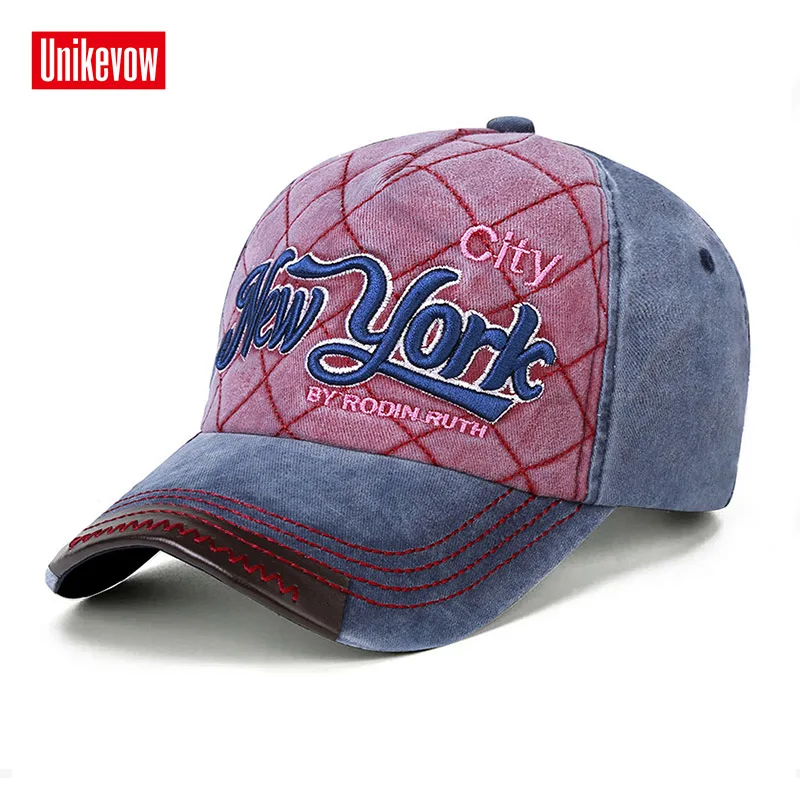 UNIKEVOW Europe style baseball cap 100% cotton New York emboridery Cap For Men And Women Washed Leisure Hats Hip Hop Hats
UNIKEVOW Europe style baseball cap 100% cotton New York emboridery Cap For Men And Women Washed Leisure Hats Hip Hop Hats