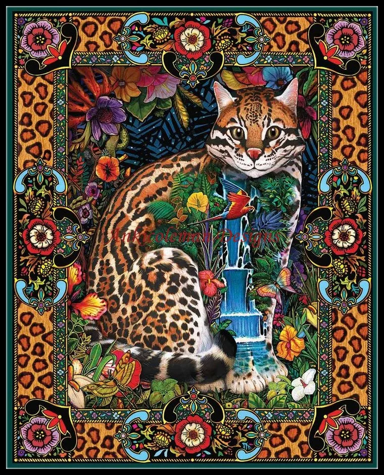 Needlework for embroidery DIY DMC High Quality - Counted Cross Stitch Kits 14 ct Oil painting - Tropical Cat
Needlework for embroidery DIY DMC High Quality - Counted Cross Stitch Kits 14 ct Oil painting - Tropical Cat
