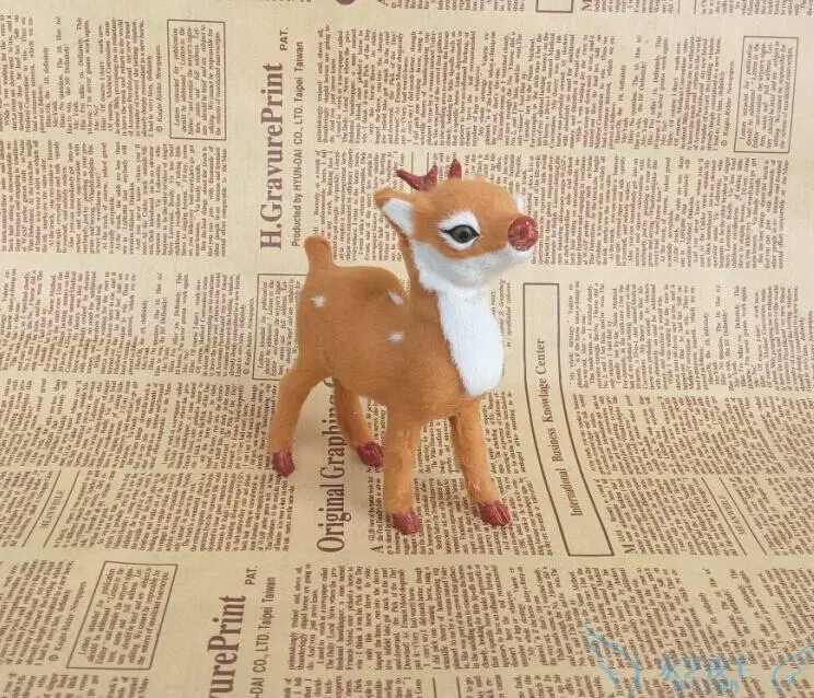cute simulation deer toy polyethylene & furs baby deer model about 14x11cm 112
cute simulation deer toy polyethylene & furs baby deer model about 14x11cm 112