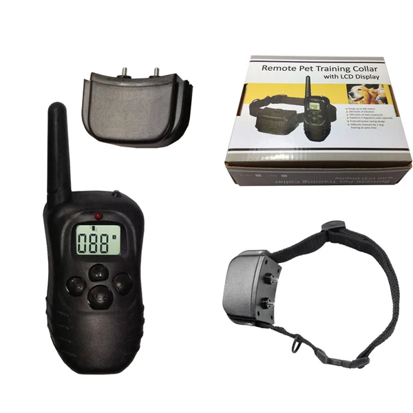 998D 1 dog remote control dog bark stop collar elecking collar with retail boxtric shock device treatment ring stop dog barking
998D 1 dog remote control dog bark stop collar elecking collar with retail boxtric shock device treatment ring stop dog barking