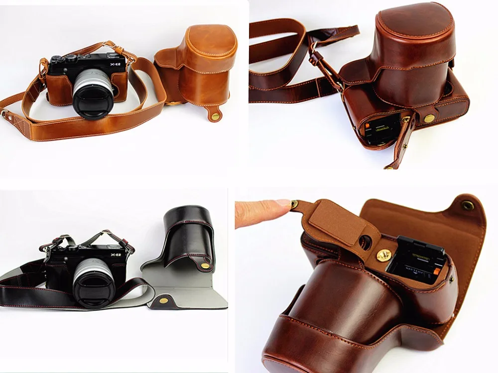 PU leather Digital camera case bag cover pouch for Fuji Fujifilm XE-1 X-E1 XE1 X-E2s XE2 18-55mm Camera Accessories
PU leather Digital camera case bag cover pouch for Fuji Fujifilm XE-1 X-E1 XE1 X-E2s XE2 18-55mm Camera Accessories