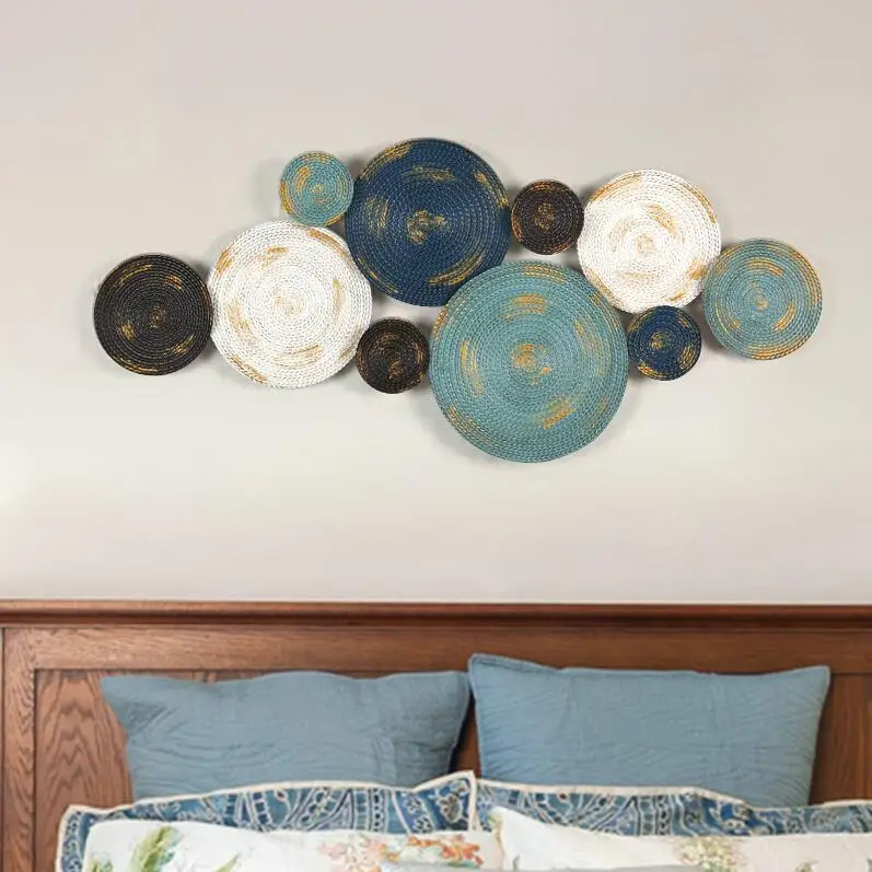 European Wrought Iron Round Shape Wall Hanging Crafts Decoration Home Livingroom Sofa Background Corridor Wall Mural Ornaments
European Wrought Iron Round Shape Wall Hanging Crafts Decoration Home Livingroom Sofa Background Corridor Wall Mural Ornaments