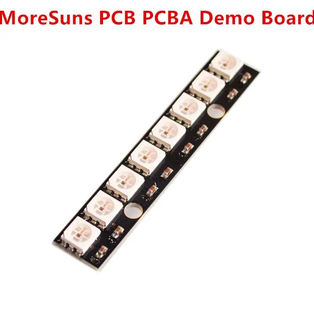 Fast Free Ship 10pcs/lot 8 channel WS2812 5050 RGB LED lights development board for Arduino
Fast Free Ship 10pcs/lot 8 channel WS2812 5050 RGB LED lights development board for Arduino