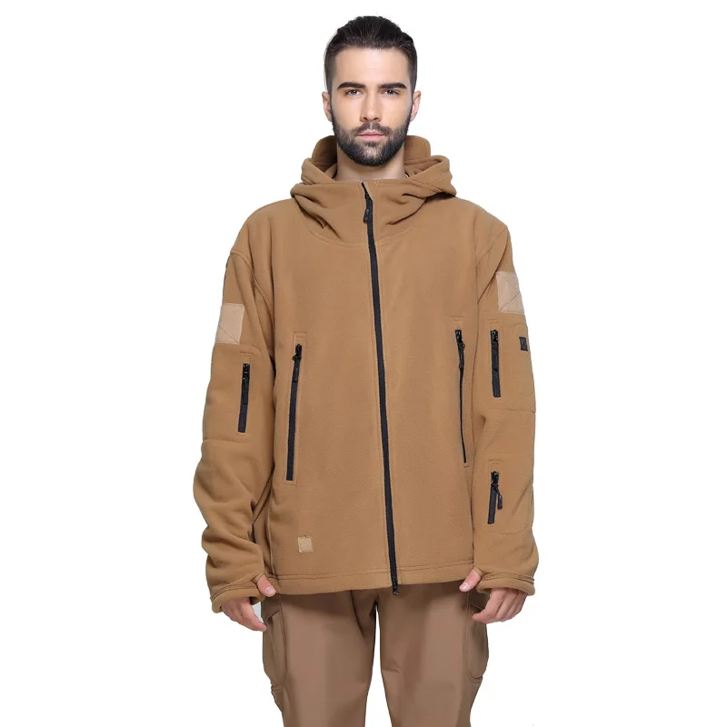 Autumn winter male outdoor mountaineering warm double layer thick zipper hooded fleece men's sweatshirts jacket coat Cardigan
Autumn winter male outdoor mountaineering warm double layer thick zipper hooded fleece men's sweatshirts jacket coat Cardigan