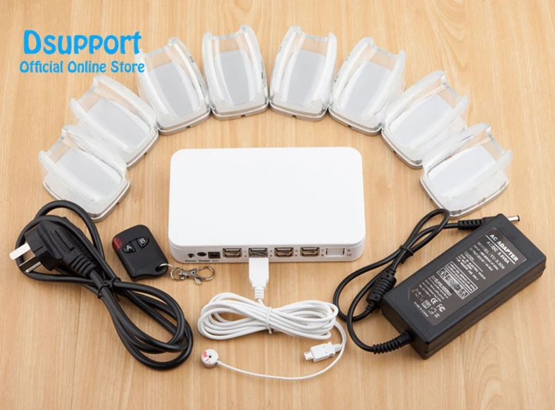 8 Ports Mobile Phone Tablet PC Anti Theft Burglar Device Phone Alarm Charging Security Display Stand Mobile Phone Security Box
8 Ports Mobile Phone Tablet PC Anti Theft Burglar Device Phone Alarm Charging Security Display Stand Mobile Phone Security Box