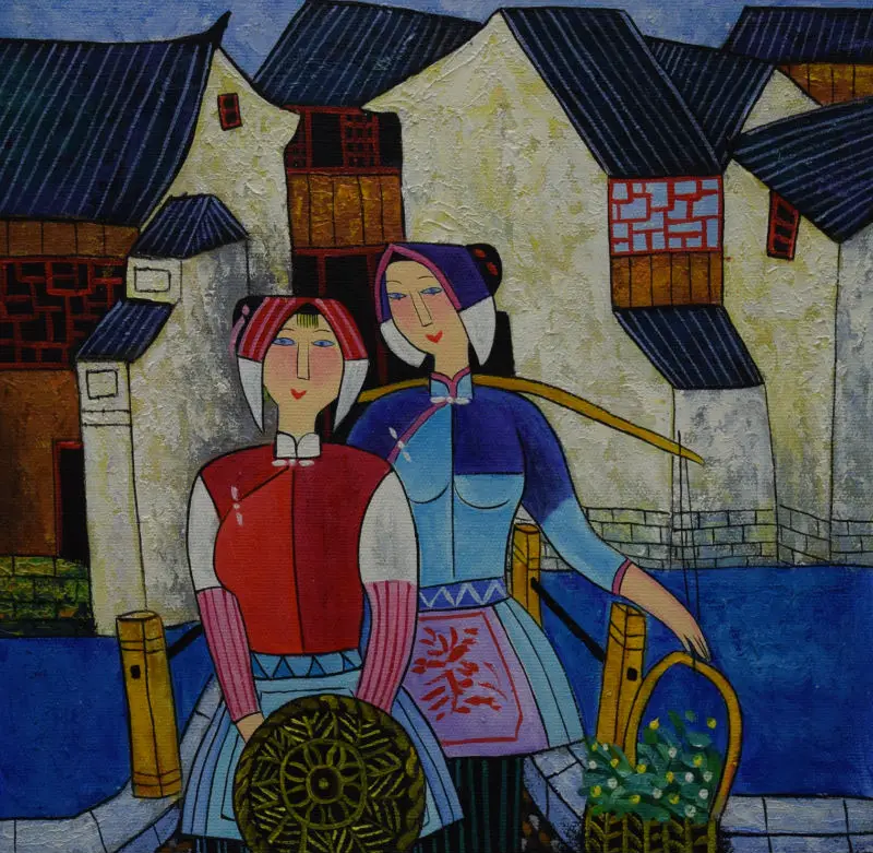 Hand Painted Abstract Cartoon Oil Painting Chinese Style Figure Painting Wall Picture Painting for Living Room Canvas Painting
Hand Painted Abstract Cartoon Oil Painting Chinese Style Figure Painting Wall Picture Painting for Living Room Canvas Painting