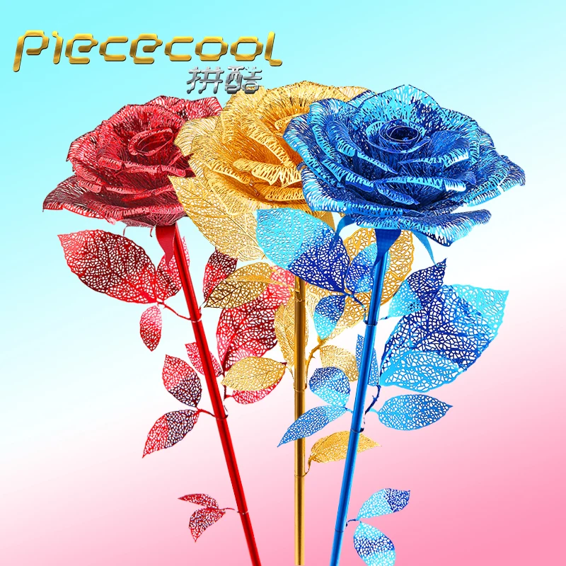 MMZ MODEL Piececool 3D metal puzzle Romantic Rose Assembly metal Model kit DIY 3D Laser Cut Model puzzle toys for Lover Gift
MMZ MODEL Piececool 3D metal puzzle Romantic Rose Assembly metal Model kit DIY 3D Laser Cut Model puzzle toys for Lover Gift