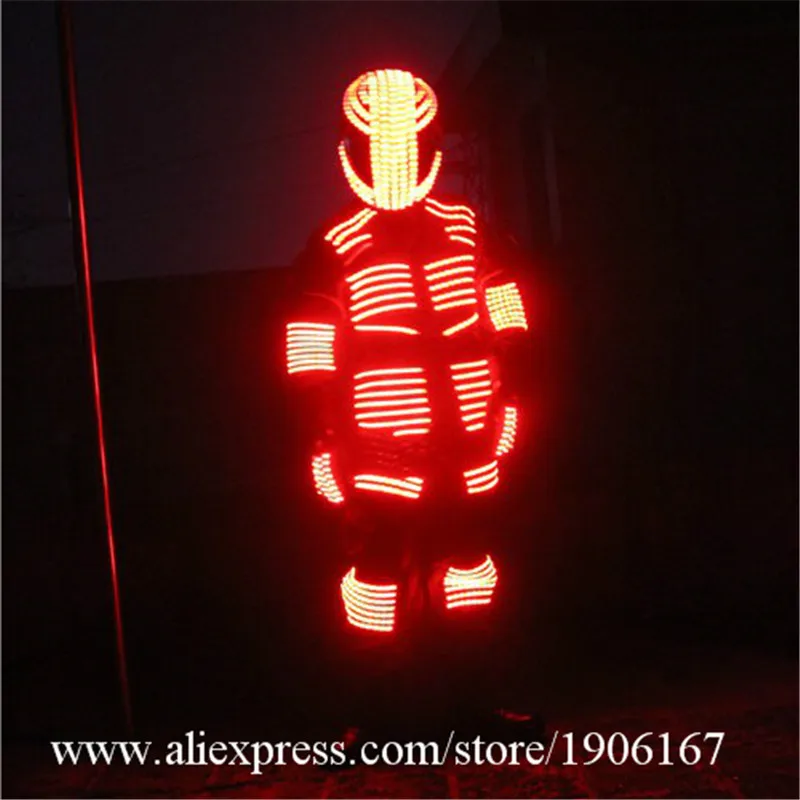 New Arrival Led Luminous Christmas Clothes Light Up Led Robot Suit With Led Helmet Ballroom Costume
New Arrival Led Luminous Christmas Clothes Light Up Led Robot Suit With Led Helmet Ballroom Costume