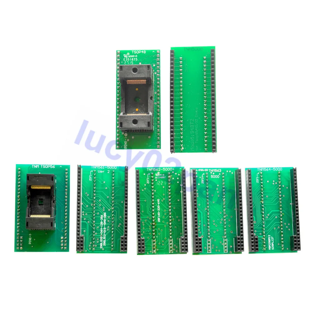 TSOP56+TSOP32/40/48 nand flash adapter socket for TNM5000 USB Universal IC nand flash Programmer
TSOP56+TSOP32/40/48 nand flash adapter socket for TNM5000 USB Universal IC nand flash Programmer