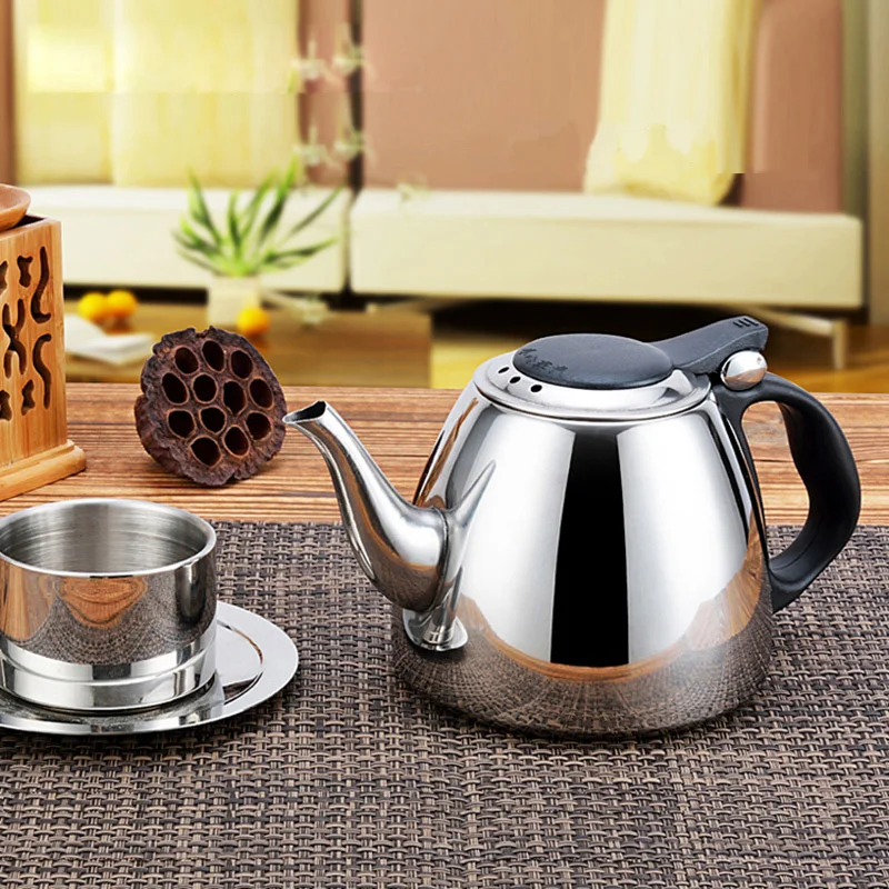 1.2L High Quality Induction Cooker Tea Pot Creative Kitchen Tools Stainless Steel Water Kettle Flat Bottom Coffee Kettle
1.2L High Quality Induction Cooker Tea Pot Creative Kitchen Tools Stainless Steel Water Kettle Flat Bottom Coffee Kettle