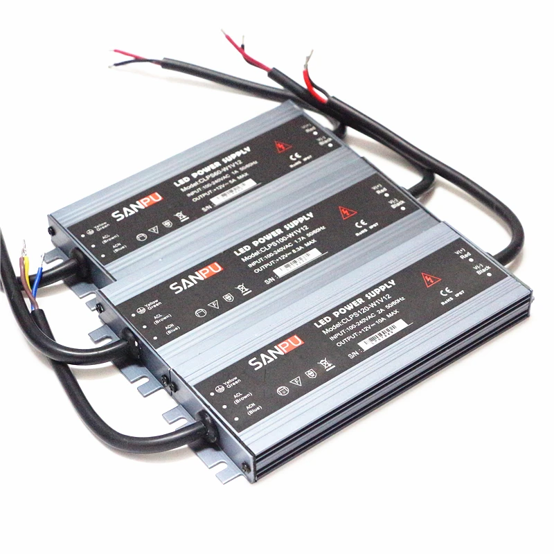 Waterproof Ultra Thin Light Transformer AC 100-240V 110V 220V to DC 12V LED Driver Adapter 60W 100W 120W 150W 200W Power Supply
Waterproof Ultra Thin Light Transformer AC 100-240V 110V 220V to DC 12V LED Driver Adapter 60W 100W 120W 150W 200W Power Supply