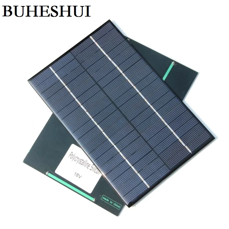BUHESHUI 4.2W 18V Mini Solar Cell DIY Polycrystalline Solar Panel For 12V Battery Charger 200*130*3MM 12pcs/lot Wholesale
BUHESHUI 4.2W 18V Mini Solar Cell DIY Polycrystalline Solar Panel For 12V Battery Charger 200*130*3MM 12pcs/lot Wholesale
