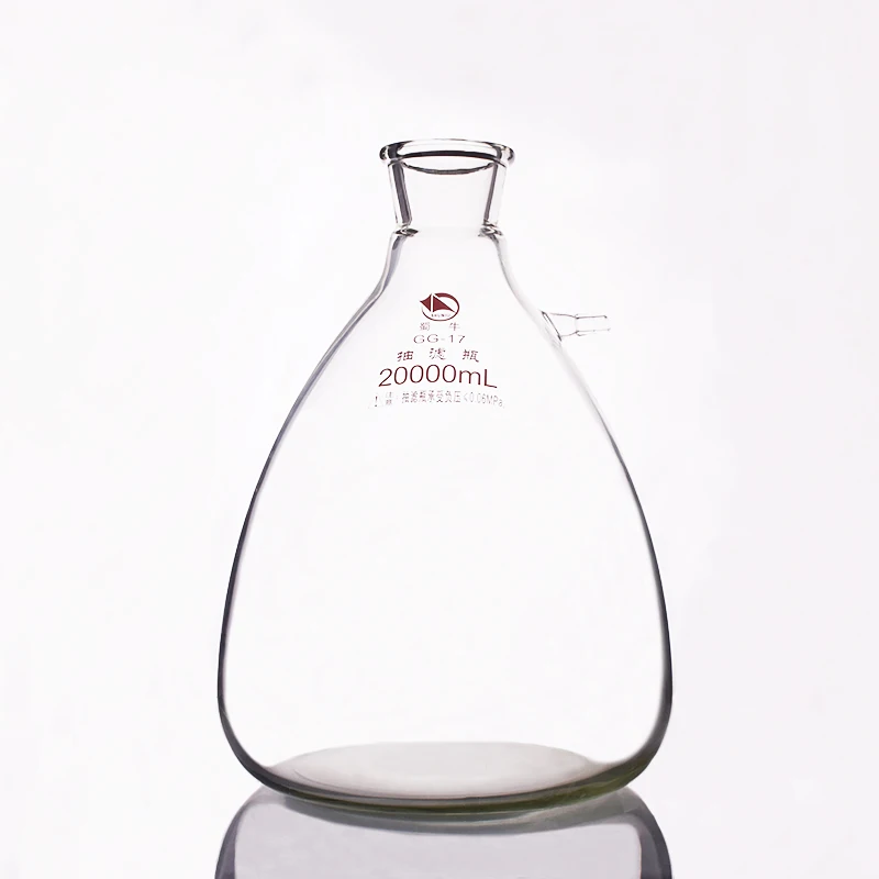 Filtering flask with side tubulature,Capacity 20000ml,Triangle flask with tubules,Filter Erlenmeyer bottle
Filtering flask with side tubulature,Capacity 20000ml,Triangle flask with tubules,Filter Erlenmeyer bottle